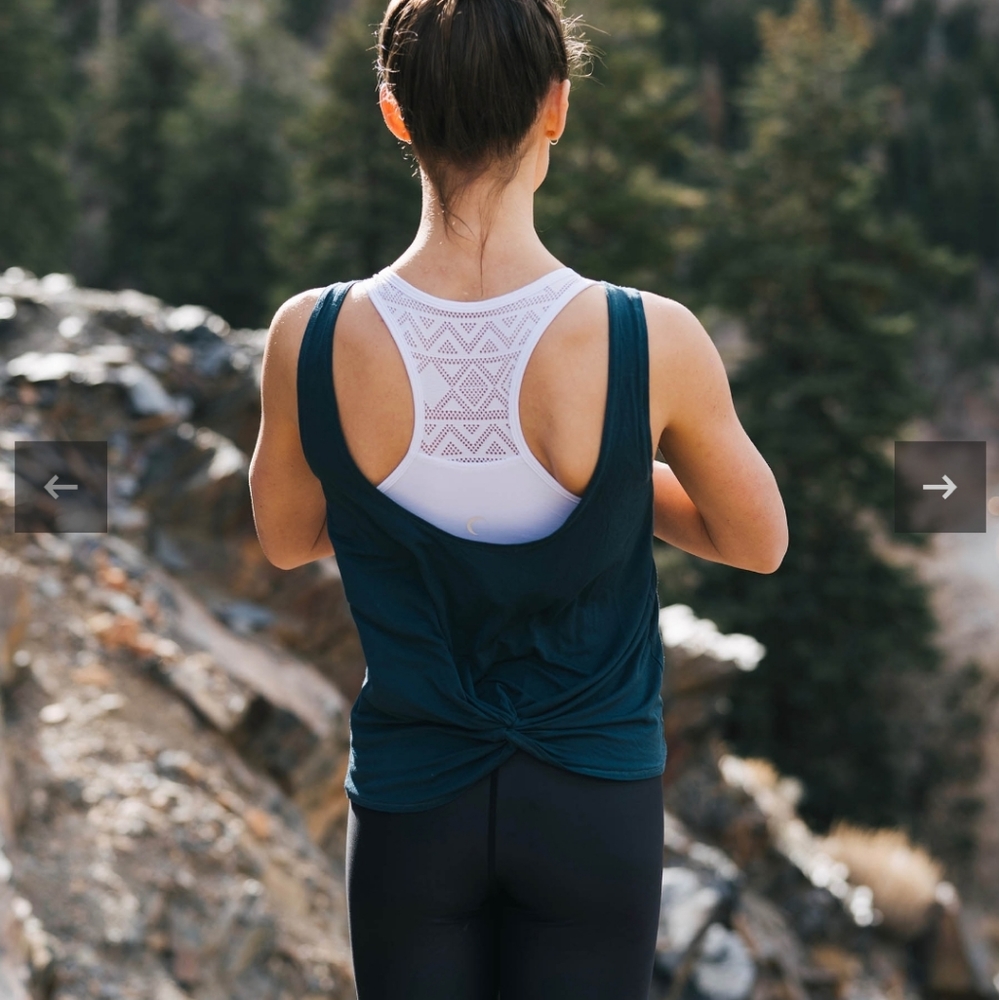 Zyia Midnight Blue Swirl Tank